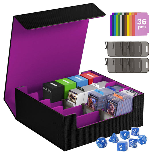 SFSOC 3500+ storage box front view for organized card collection expansion.