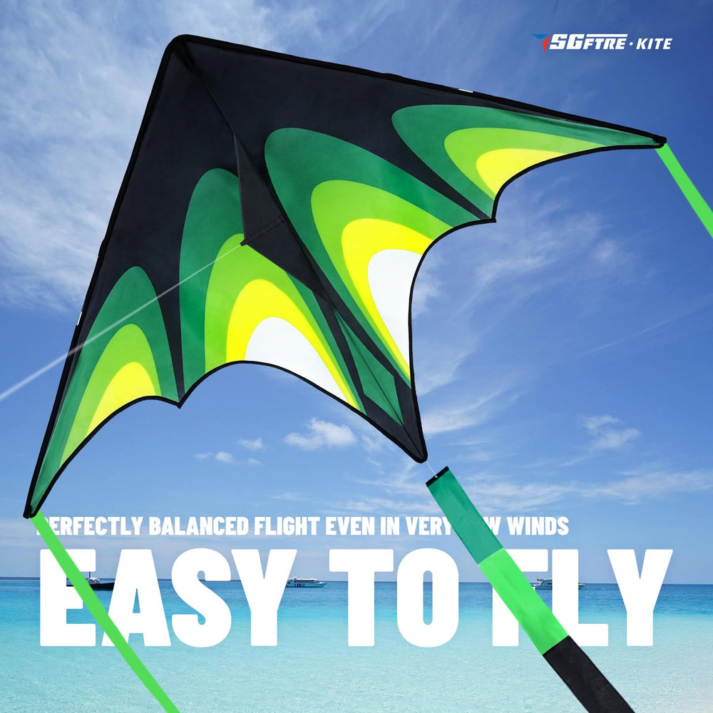 SGftre Delta Kite on a sunny beach for a windy day