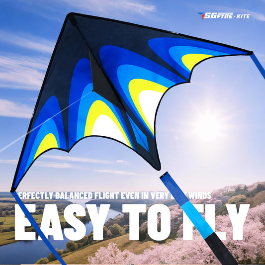 SGftre Delta Kite features a classic shape for easy handling