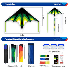 SGftre Delta Kite easy assembly with setup video