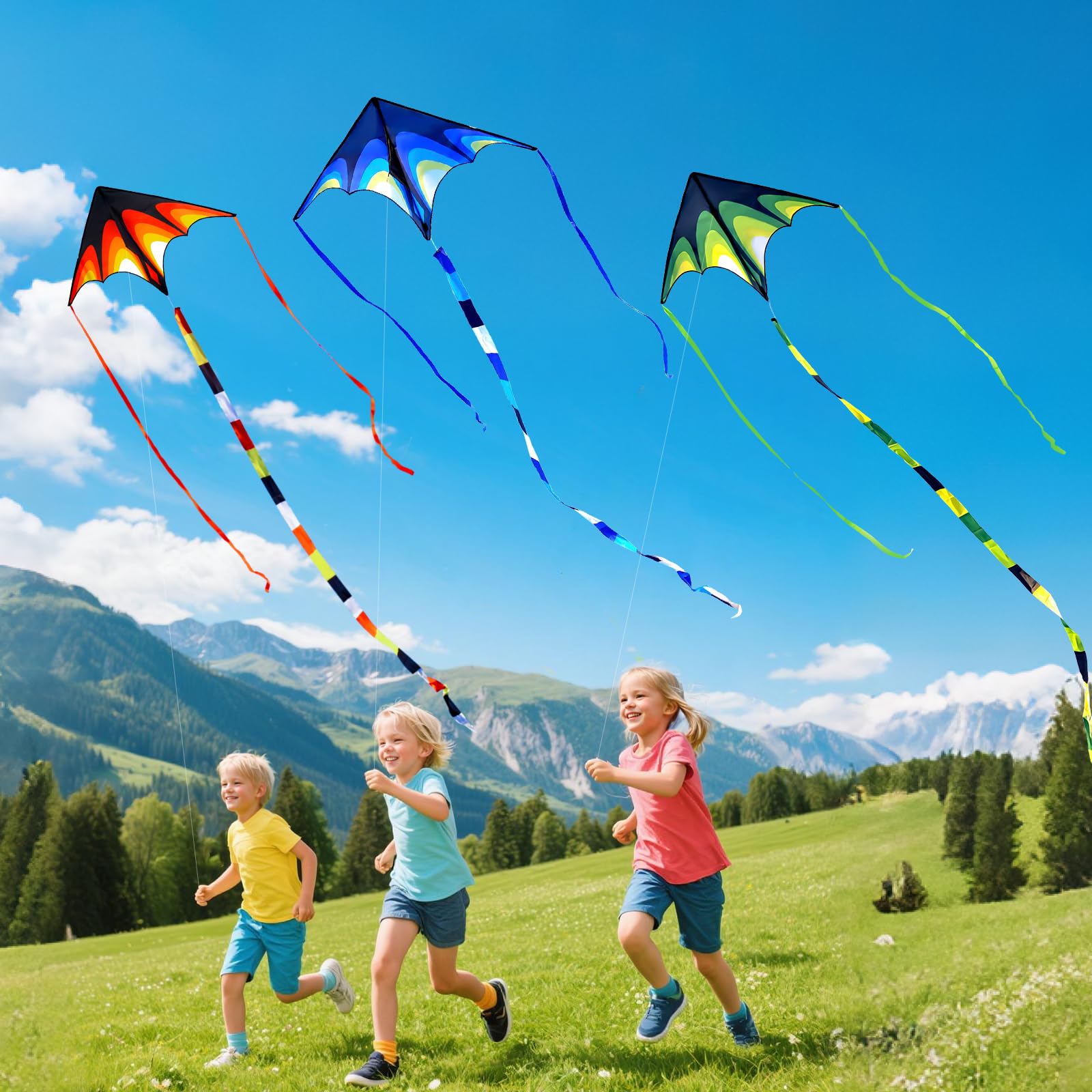 SGftre Delta Kite with tail and line for steady tracking