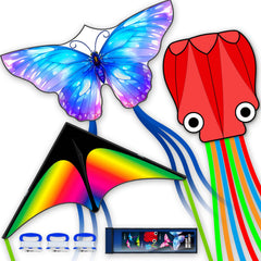 SGftre Gradient Grassland Rainbow Delta kite ready for vibrant outdoor fun.