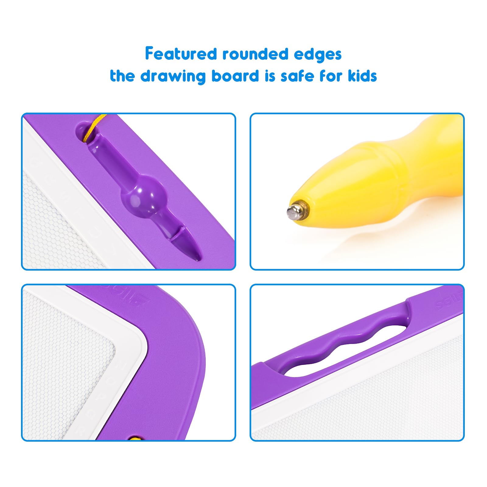 SGILE ergonomic eraser glides smoothly for easy, gentle corrections