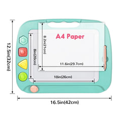 SGILE magnetized stamps stay attached for mess-free stamping