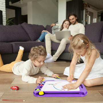 SGILE purple drawing board ideal for preschool doodling and shapes