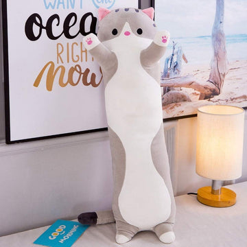 Shangman Lovely Plush Cat Doll 70cm overview highlighting generous hug-gability for naps.
