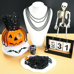 SHAOQINLIN black bead necklace perfect wedding reception accessory