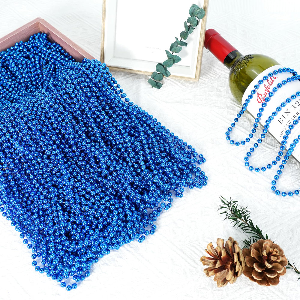 SHAOQINLIN blue patriotic necklaces, 33 inches, for festive outfits.