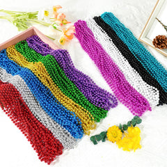 SHAOQINLIN carnival beads, 33-inch perimeter, easy to wear during parades.