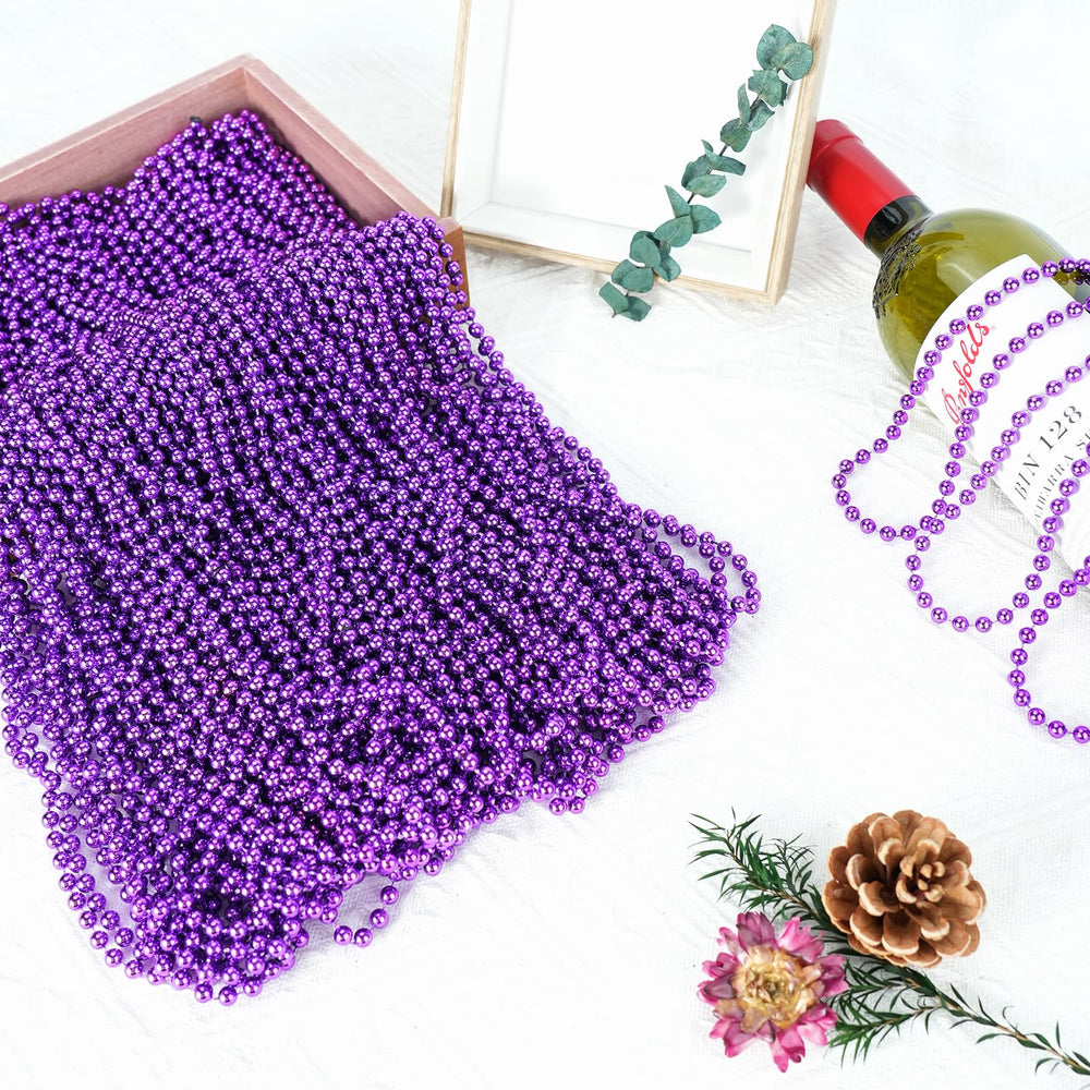 SHAOQINLIN Halloween and Mardi Gras beads, reliable for parade throws and festive outfits