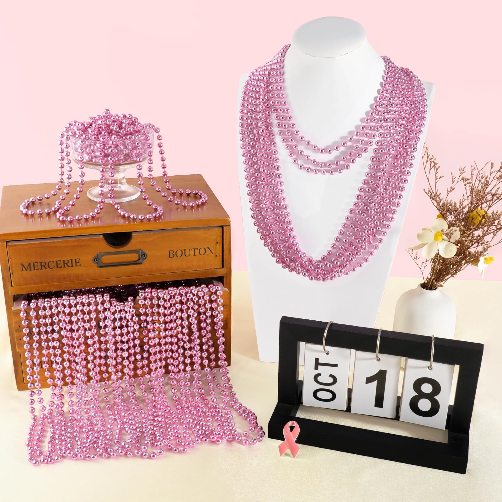 SHAOQINLIN lightweight plastic beads ideal for events