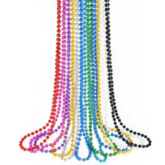SHAOQINLIN Mardi Gras beads 12-pack for festive decoration and party favors