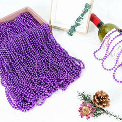 SHAOQINLIN purple Mardi Gras beads ideal for parades and decorations