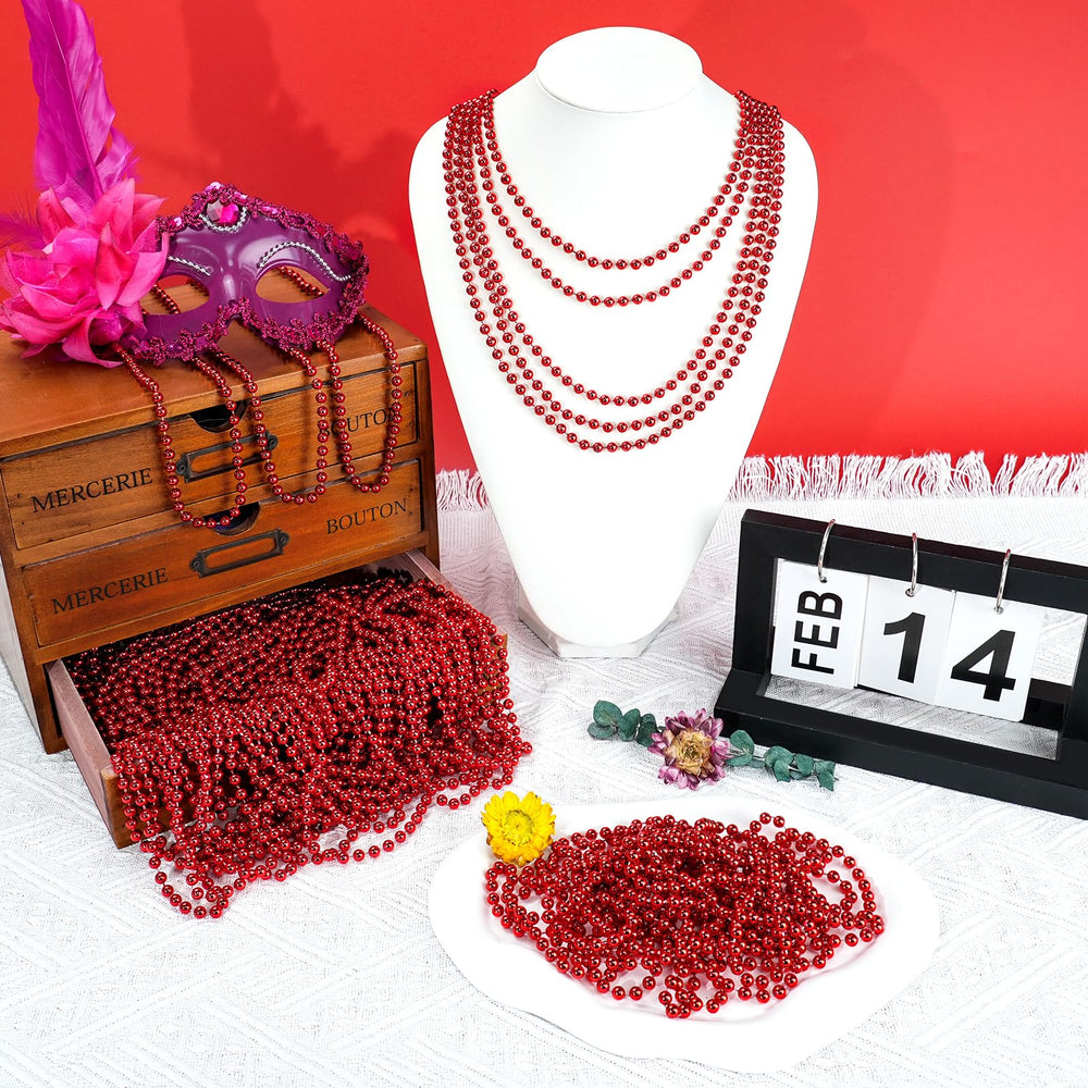 SHAOQINLIN red beads for parades, ideal for throws and audience engagement.