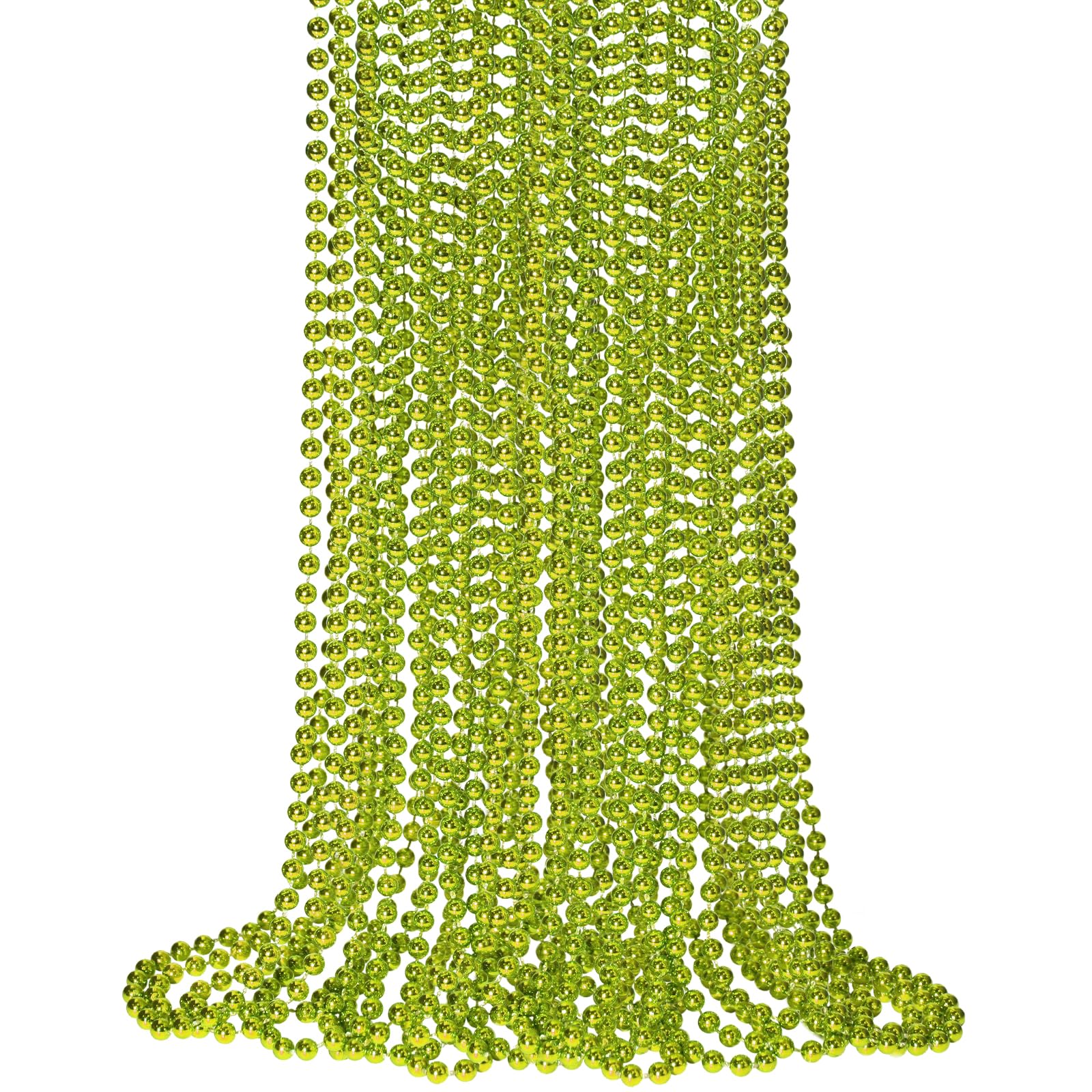 SHAOQINLIN St Patrick's Day bead necklace, 33 inch, ideal for parade decorations.