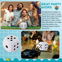 Shappy giant dice gift-ready design suits birthdays and classroom celebrations.
