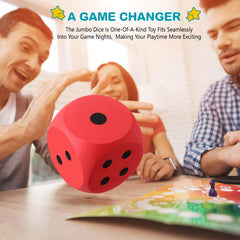 Shappy large dice invite dynamic play during games and learning sessions