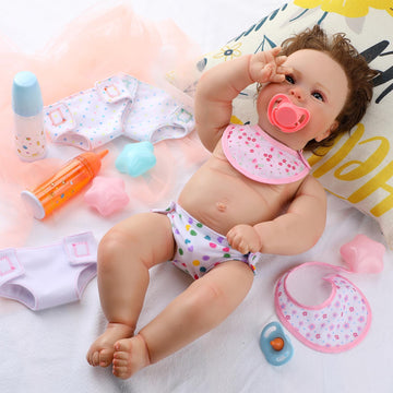 Shappy floral-pattern bib adds charm while keeping surfaces clean