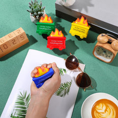 Shappy PU stress ball demonstrates durable, soft resistance for repeated squeezes.