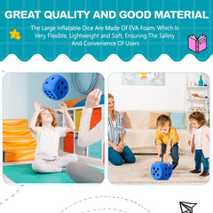 Shappy educational dice teaching scene, combines play with simple arithmetic exploration.