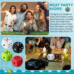 Shappy gift-ready foam dice set for many occasions