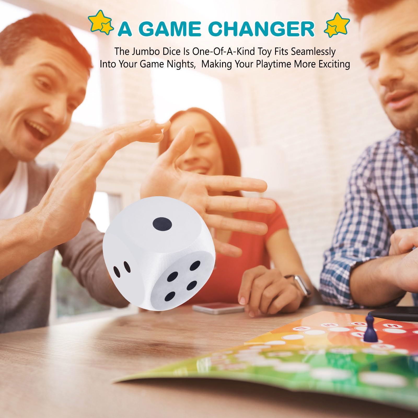 Shappy safe lightweight foam dice reduce risk of injury