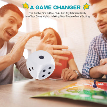Shappy safe lightweight foam dice reduce risk of injury