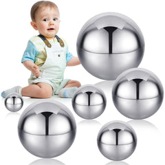 Shappy sensory balls 1-5 inch reflect light for visual exploration.