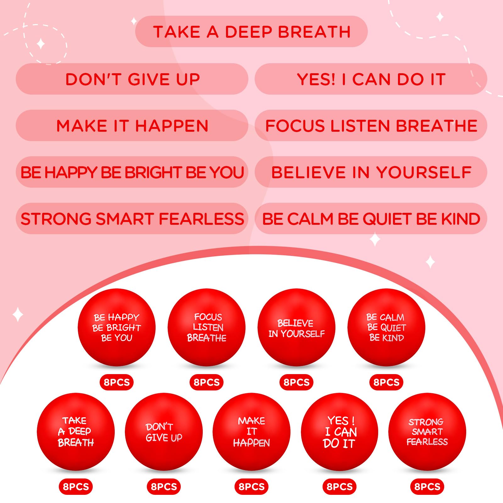 Shappy red stress ball made of soft PU, durable and long-lasting