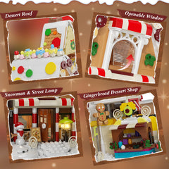 SHAREHB gingerbread house workshop with glass viewing area to watch the process.