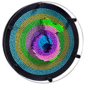 Sharkwill 3D Pin Art rainbow pins on a wall-display for creative decor.