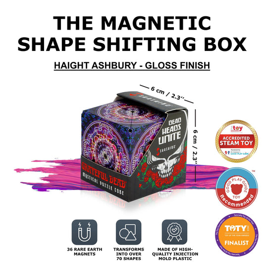 Shashibo close-up highlights 36 magnets for modular construction and creativity