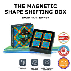 Shashibo close-up of 36 rare-earth magnets for dynamic reshaping