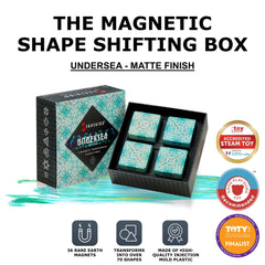 Shashibo transforms into 70+ shapes showcasing magnets at work.
