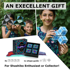 Shashibo art patterns reveal vibrant, mesmerizing design options.