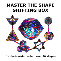 Shashibo Disco Plaid colorful sculptures spark imagination during breaks.