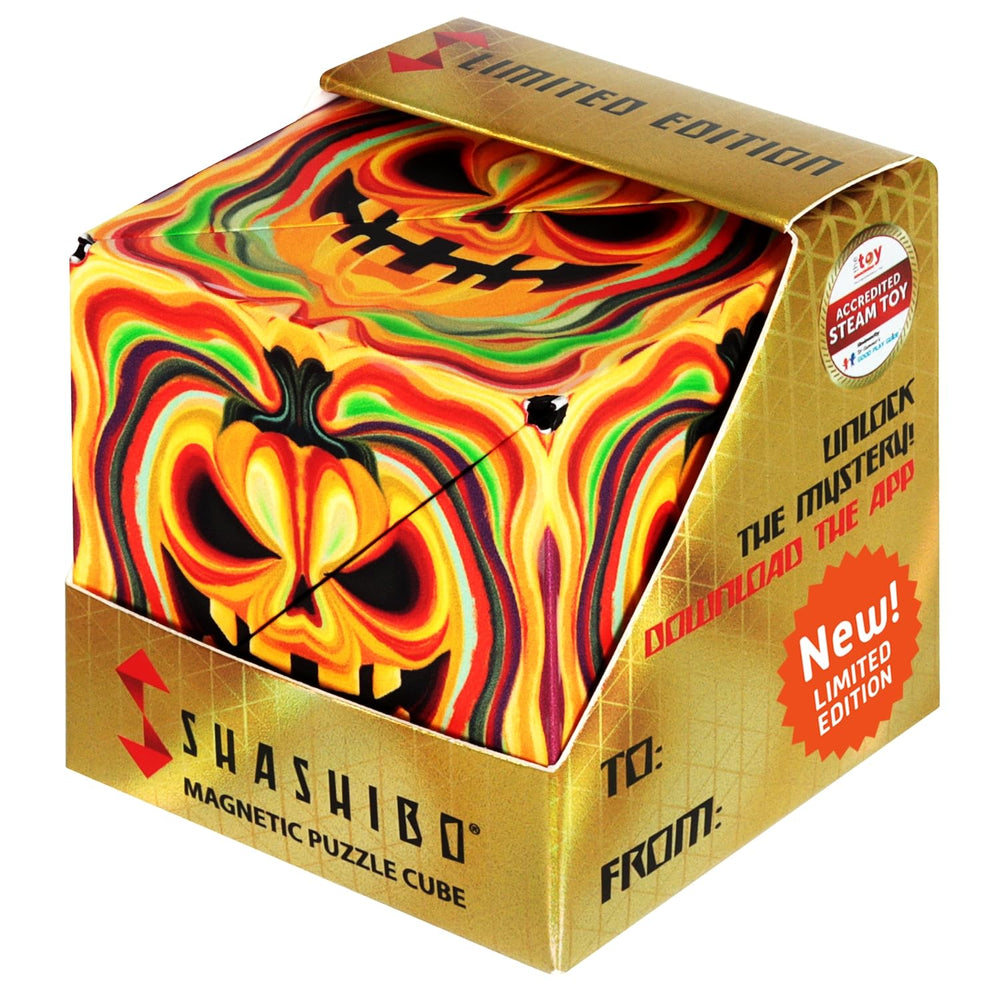 Shashibo Ghastly Jack shape-shifting box with magnets enabling 100+ shapes.