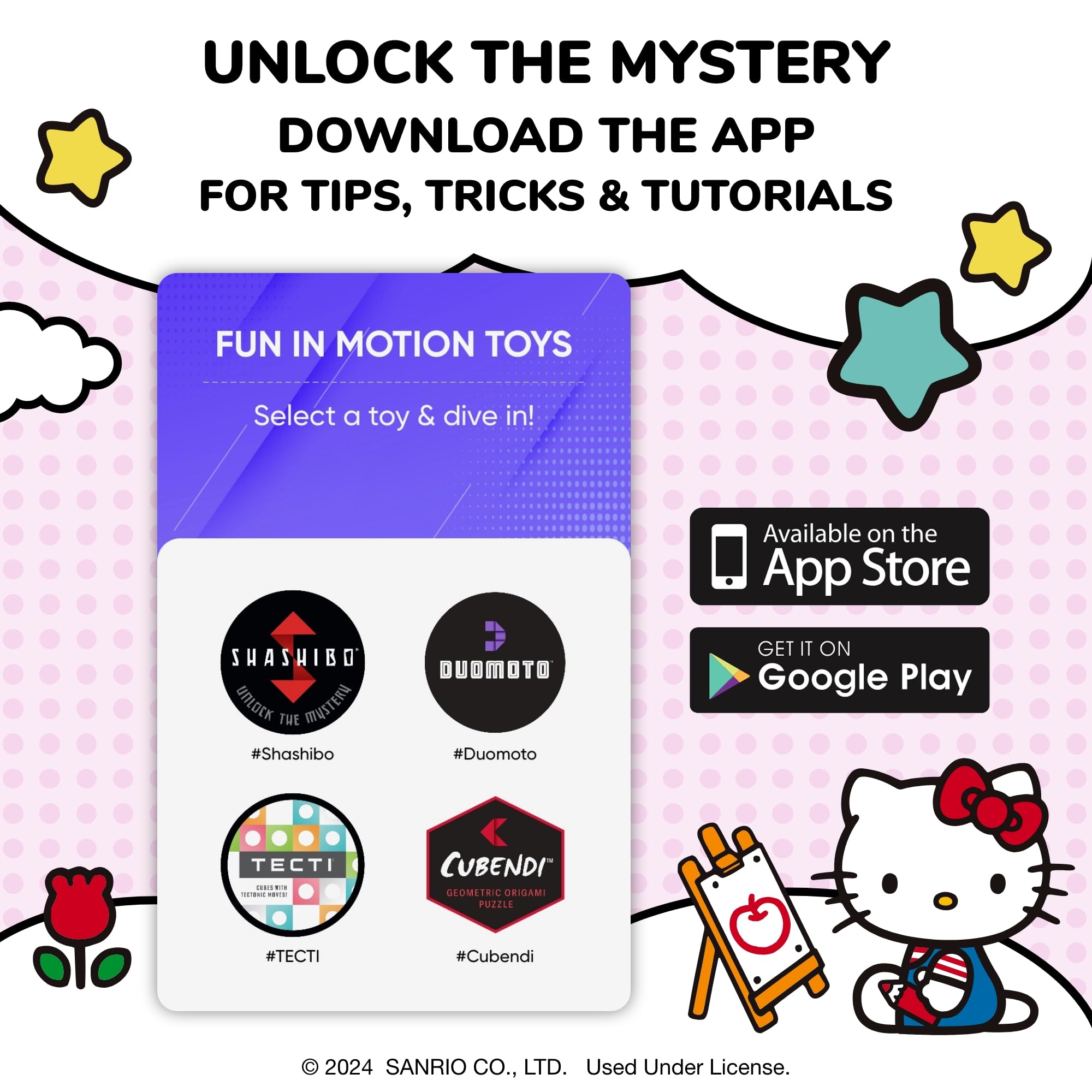 Shashibo Hello Kitty & Friends app gives extra ideas and challenges.