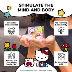 Shashibo Hello Kitty & Friends tear-free matte surface improves grip during play.