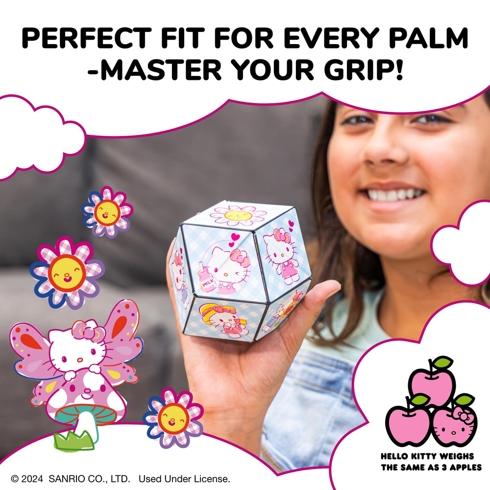 Shashibo Hello Kitty tear-proof matte surface supporting durable, comfortable handling.