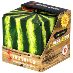 Shashibo Hyper Melon Shape Shifting Box in action showing hundreds of forms for focused, hands-on play