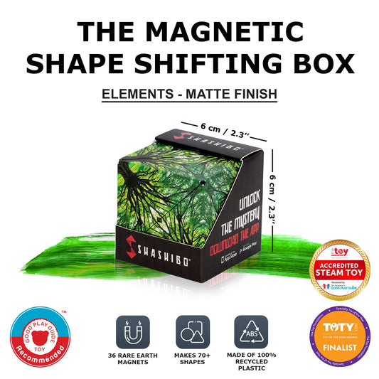 Shashibo Shape Shifting Box inner magnets enable modular builds