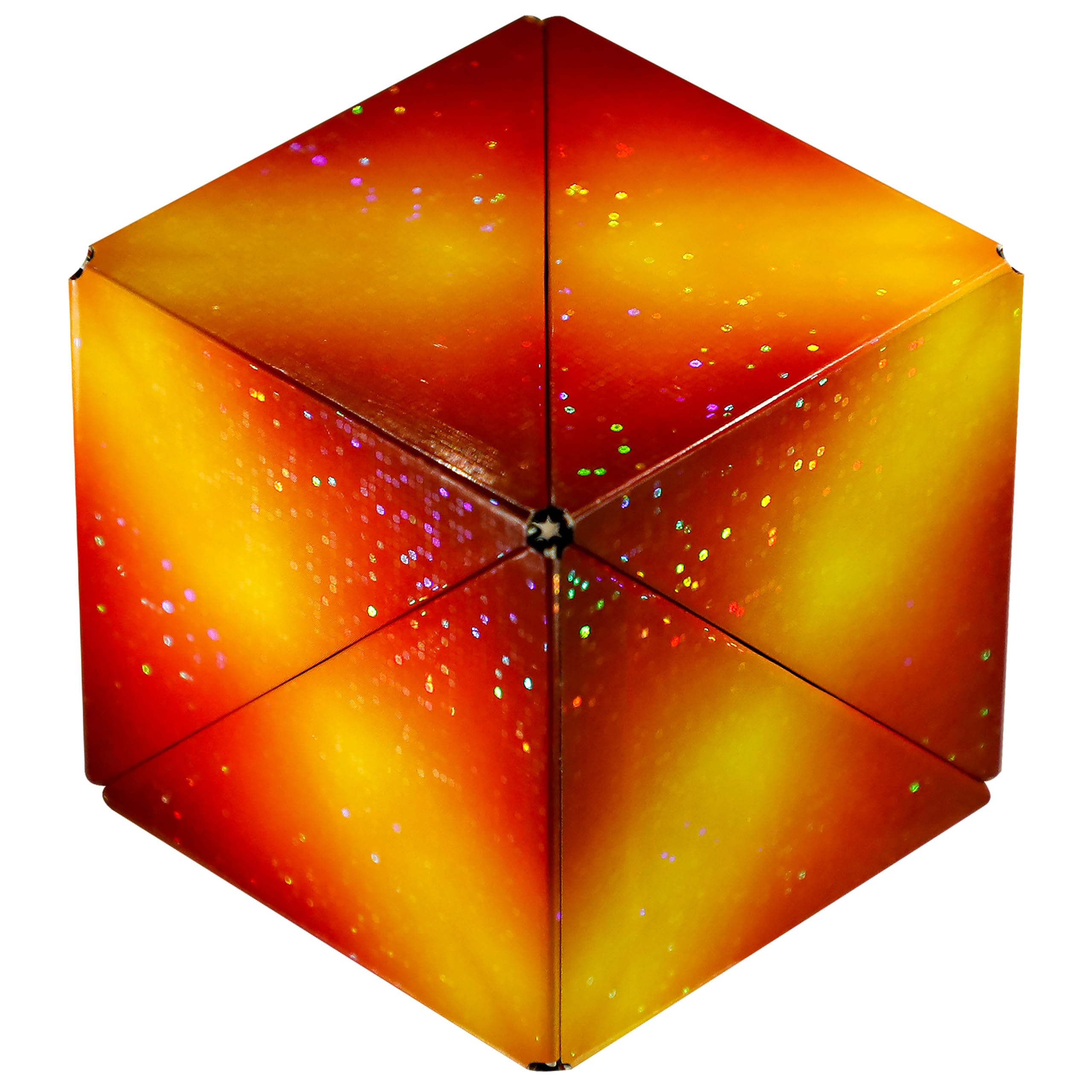 Shashibo magnetic cubes connection demonstrates building larger structures