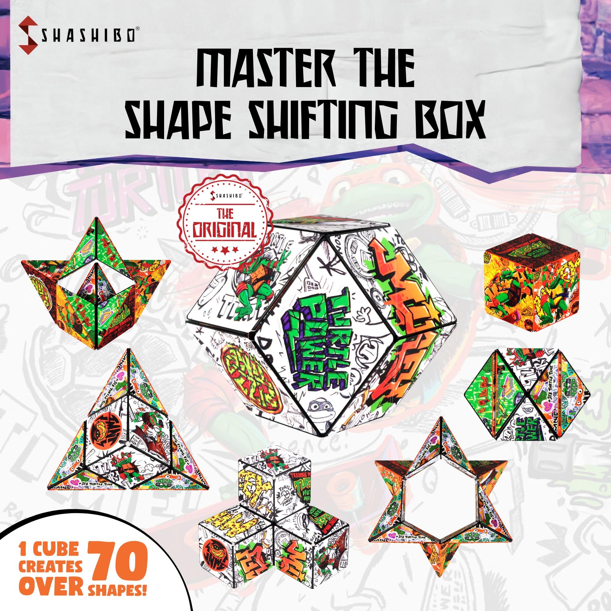 Shashibo Mikey 70 shapes action demonstrates versatility and play potential