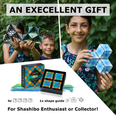 Shashibo vibrant artwork patterns provide visual stimulation and variety