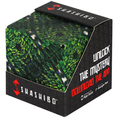 Shashibo Shape Shifting Box in closed state for quiet, portable play.