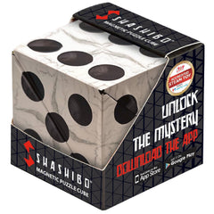 Shashibo shape shifting box in compact form for travel and focus.