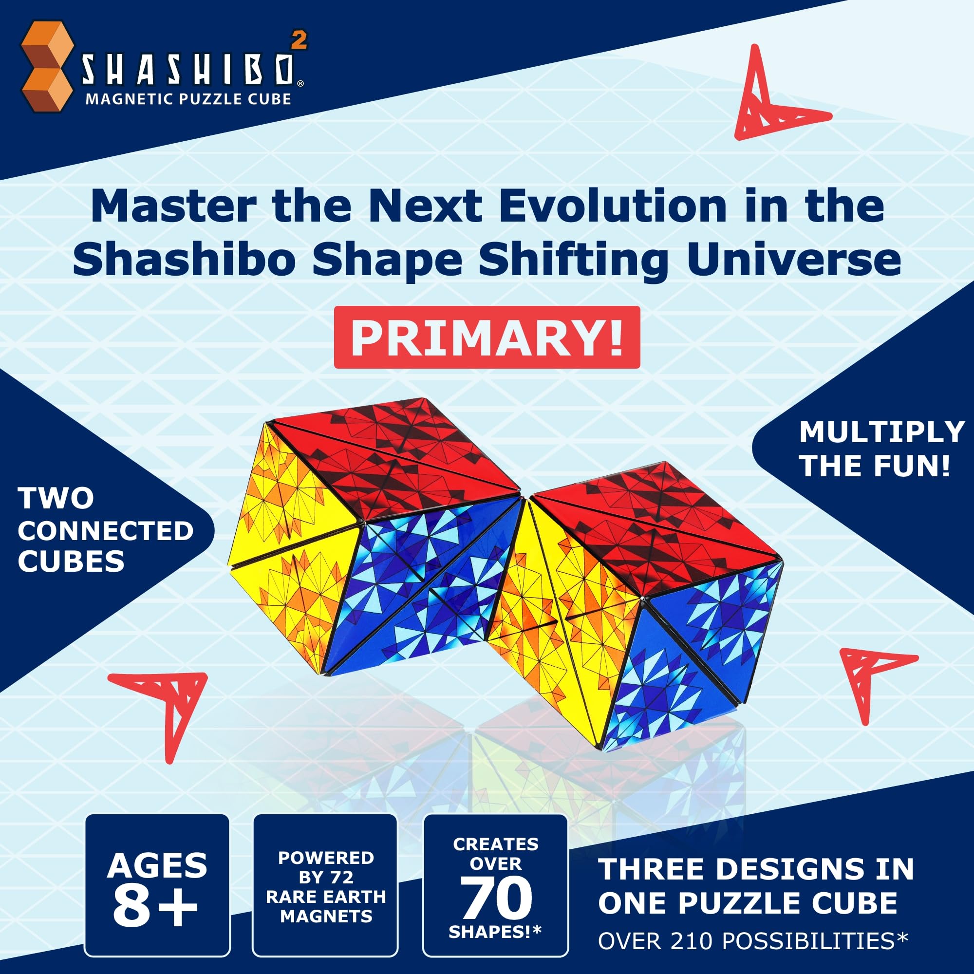 Shashibo Squared Box showing multiple shapes in action for imagination.