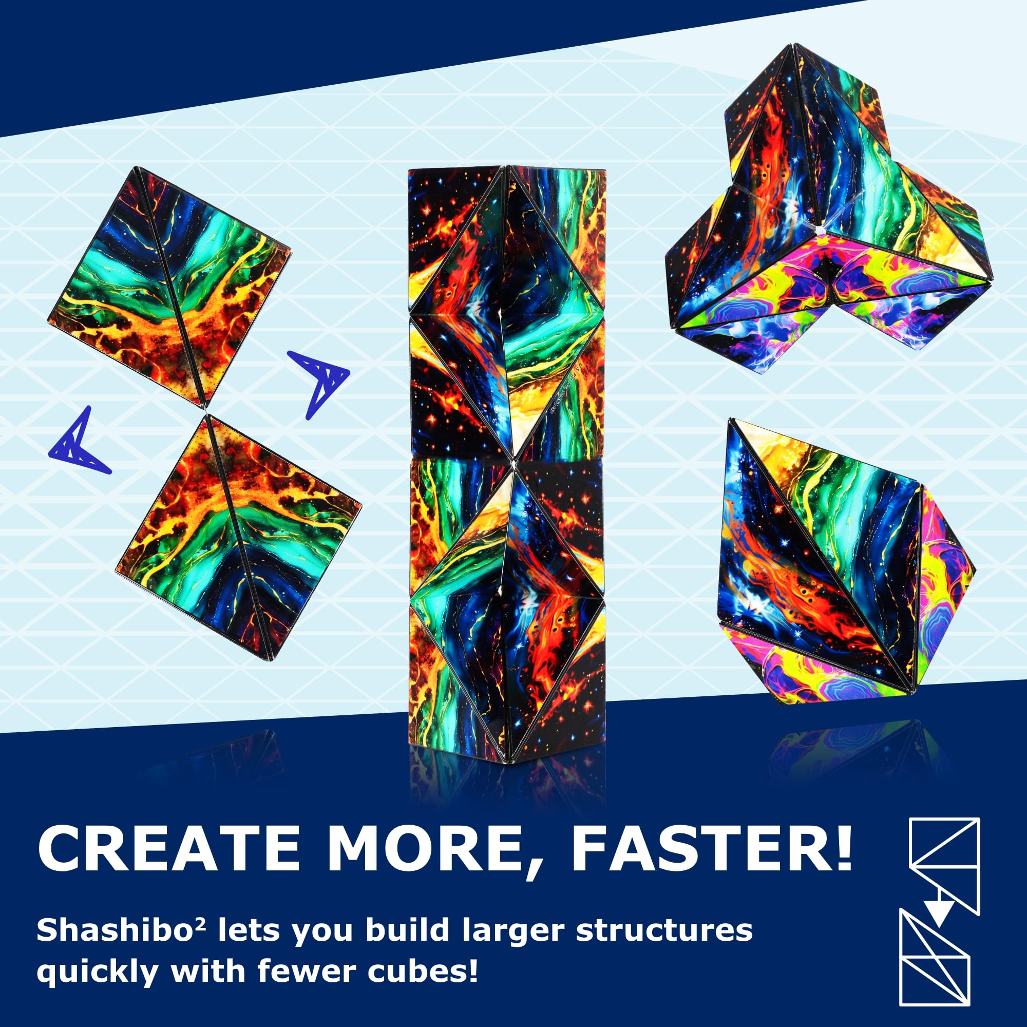 Shashibo Squared is a versatile fidget toy for all ages