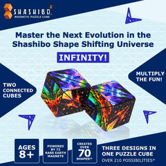 Shashibo Squared offers over 70 shapes for creative exploration and collection